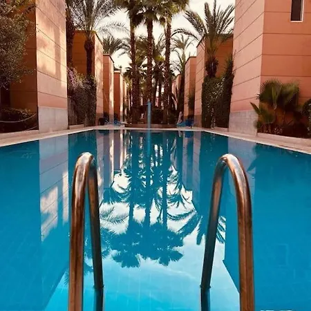 Joli Appartement T2 Residence Avec Piscines Marrakesh Extérieur photo